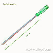 Long Blade Screwdriver with Slotted and Phillips Head